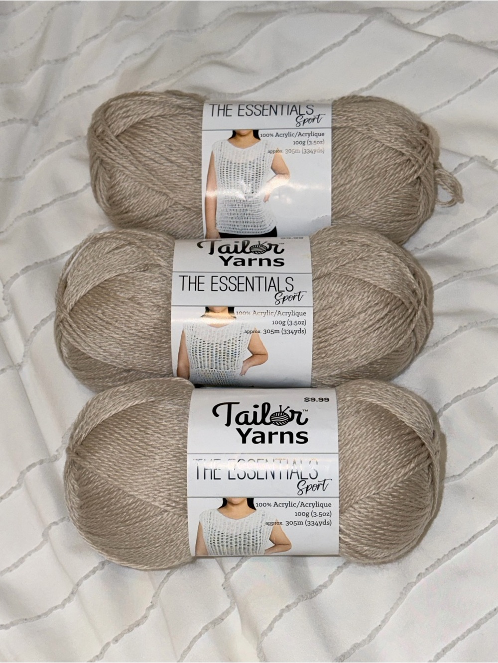 The Essentials Sport Yarn in Natural